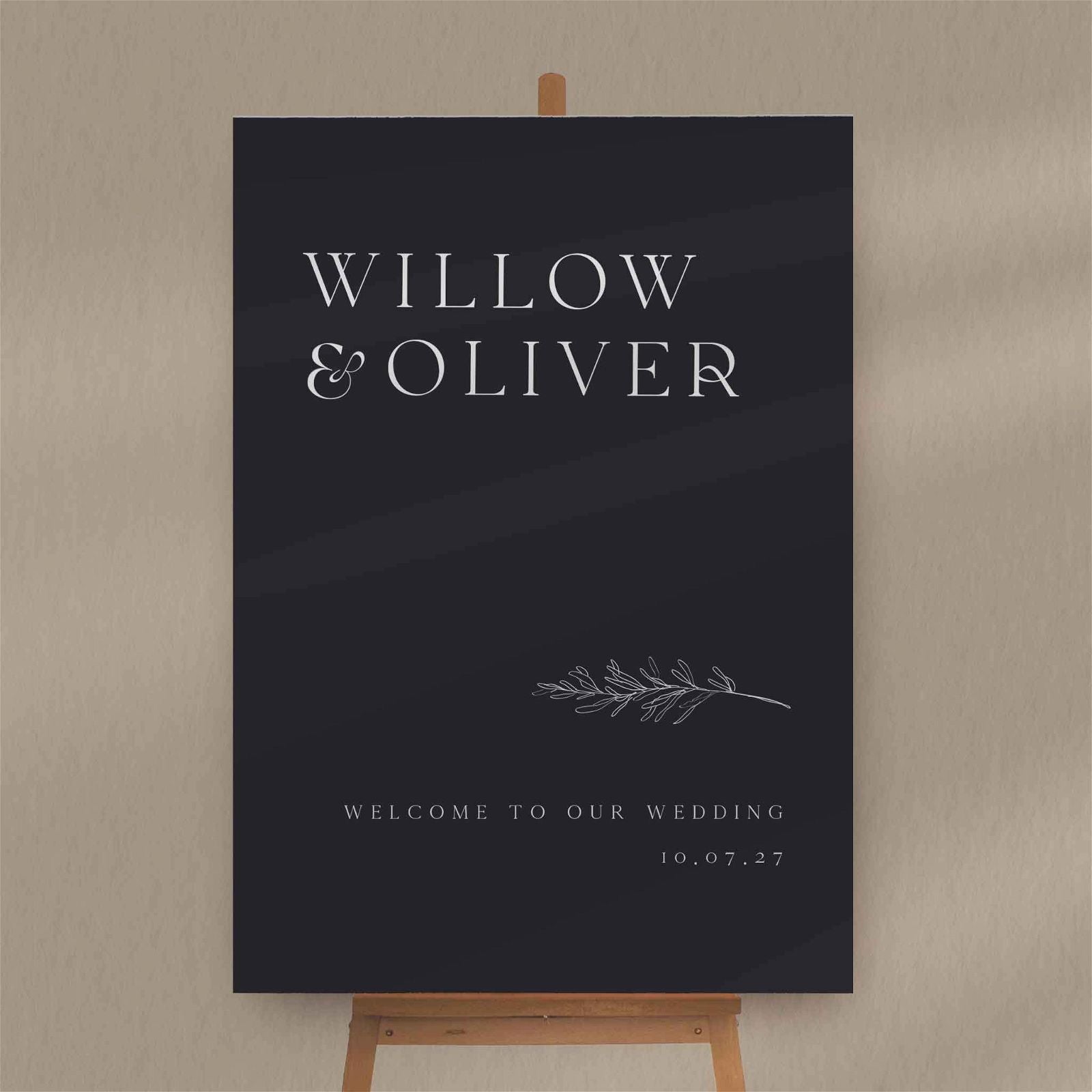 Willow | Botanical Welcome Sign Welcome Sign Welcome Sign   