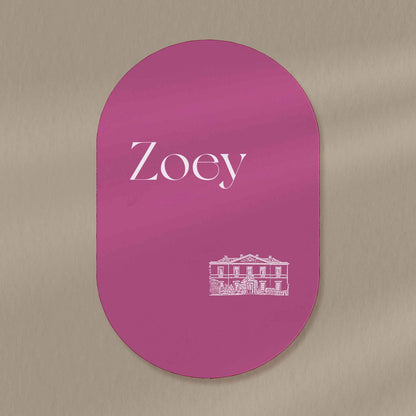 Zoey Place Card  Ivy and Gold Wedding Stationery   